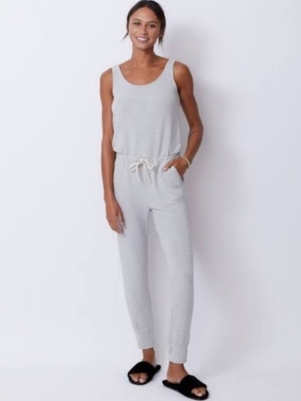 Monrow Gray Supersoft Jumpsuit